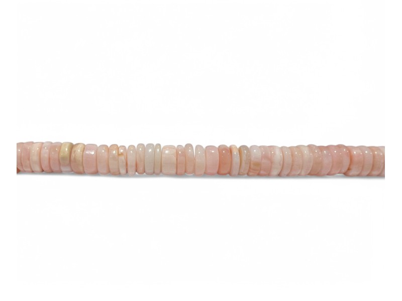 opal pink tyre beads 7 to 8mm