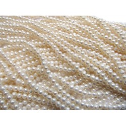 Freshwater Potato Pearl 4mm Beads