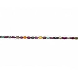 Multi-coloured sujani freshwater pearl strings