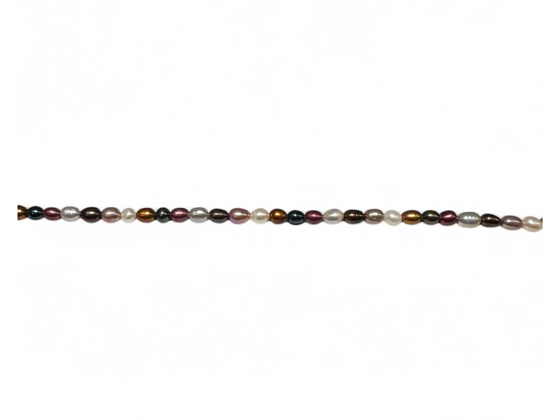 Chocolate tones sujani freshwater pearl strings