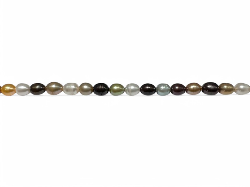 Autumn Colour sujani freshwater pearl strings