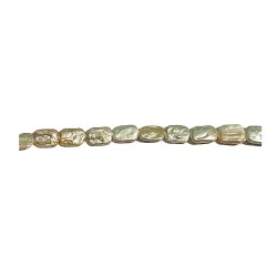 Pearl Viva Square Beads approx. 15 x 20 x 5mm