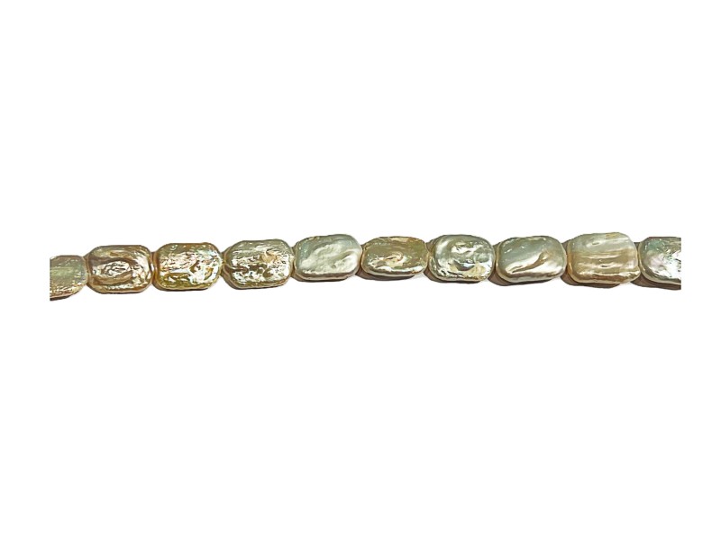 Pearl Viva Square Beads approx. 15 x 20 x 5mm