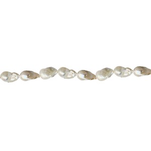 Pearl White XL Baroque Beads