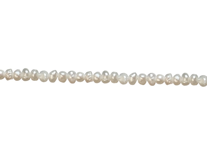 PEARL STRINGS WHITE TUMBLED