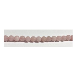 Rose Quartz Rough Polish Round 8mm  Beads.