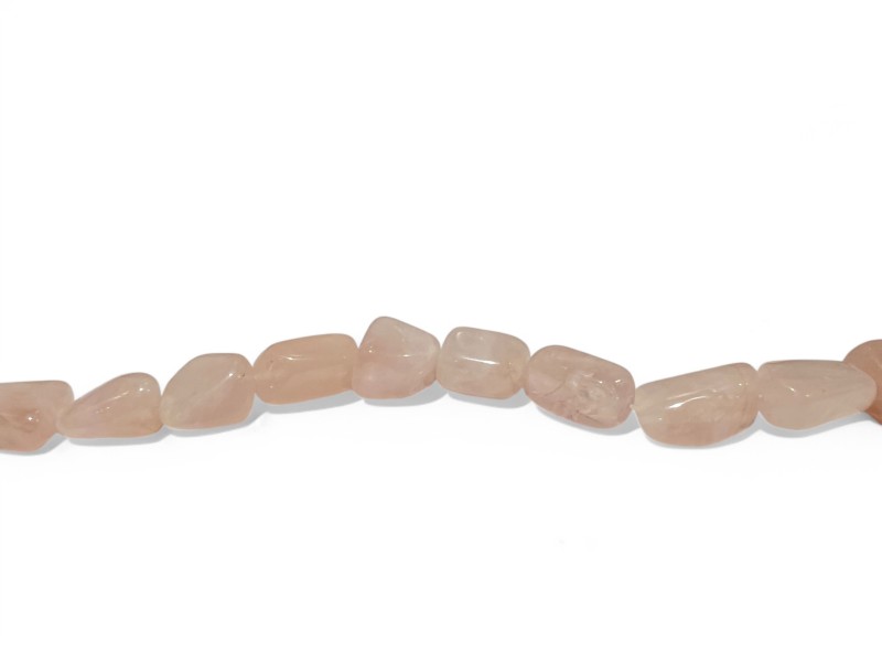 Rose Quartz Polished Slab Beads