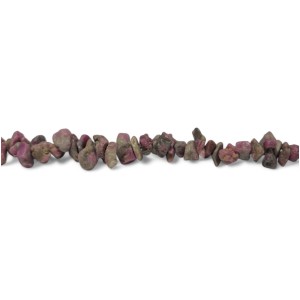 Ruby Uncut Nugget Beads, 10-15mm