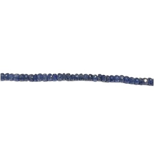 Sapphire Faceted Beads 4 - 5.5mm 