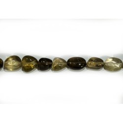 Smoky Quartz Polished Tumble Beads.