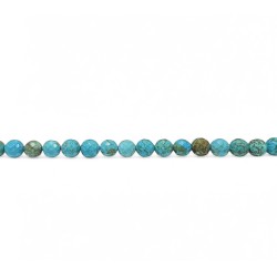 turquoise round faceted beads 8mm