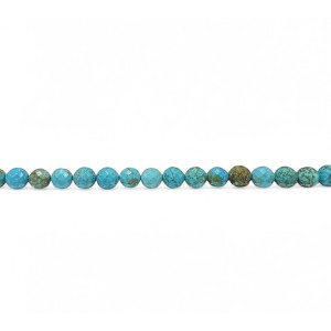 turquoise round faceted beads 8mm