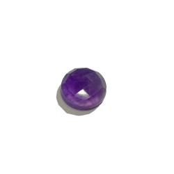 Amethyst cushion cut round 14mm