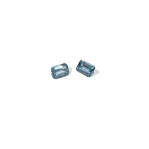 mid-blue topaz faceted octagon 5x7mm