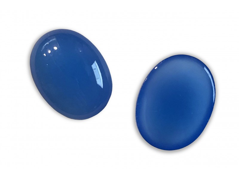 Chalcedony Cabs, Oval - 15 x 20mm 