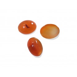 Carnelian Cabs, Oval - 10 x 14mm