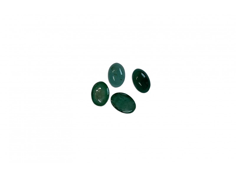 Emerald Cabs, Oval - 3x4mm