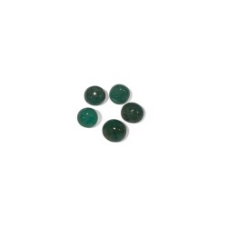 Emerald Cabochon Round 9mm