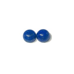 lapis cabochons round 7mm