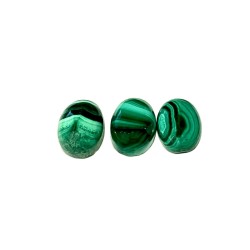 Malachite Cabs Oval, 8 x 10 mm