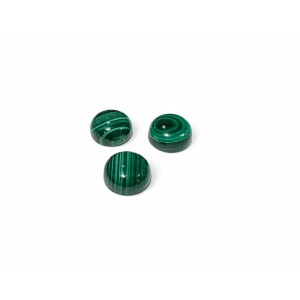 Malachite Cabochon Round, 8 mm