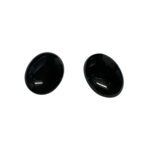 dyed onyx cabochons black 22x30mm