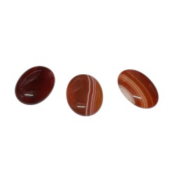 dyed onyx cabochons chestnut 22x30mm