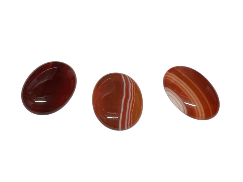 dyed onyx cabochons chestnut 22x30mm