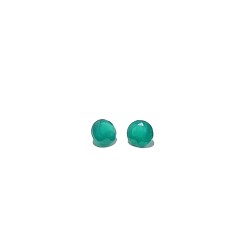 Green Onyx Round Faceted 4mm