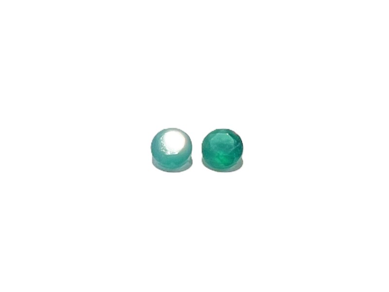 Green Onyx Faceted Round 6 mm