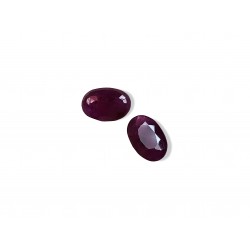 Ruby Cut Stone, Oval, 4 x 6 mm