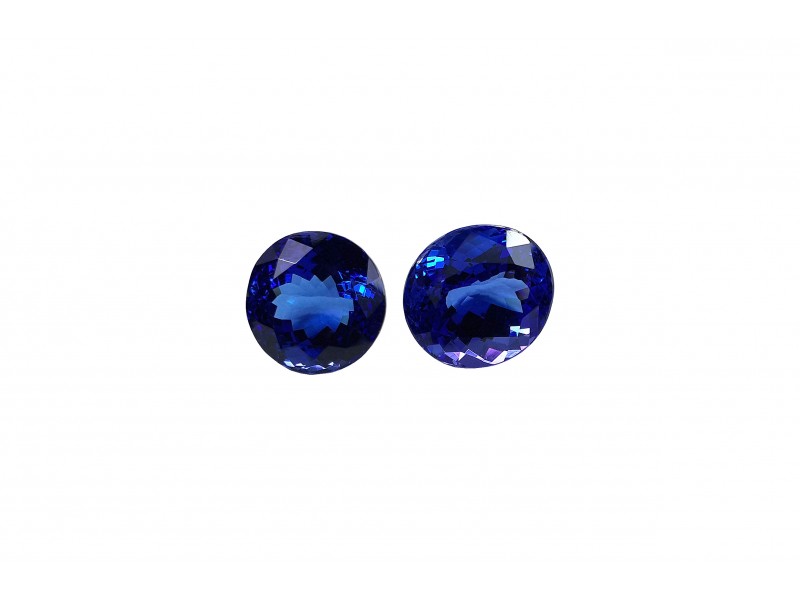 Tanzanite Cut Stone, Round, 2.3 - 2.5 mm