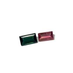 tourmaline rectangular cut stone mix