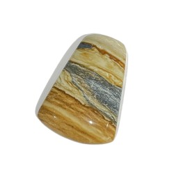 54.9ct DESERT PICTURE JASPER 4.8x3.2cm CABOCHON