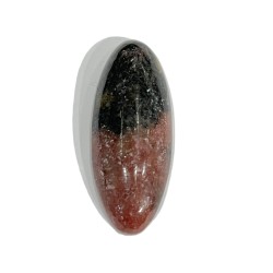 52ct RHODONITE 4.3x1.8cm CABOCHON