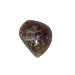 56.5ct IRANIAN PLUME AGATE 2X3.2X2.6X3CM cabochon