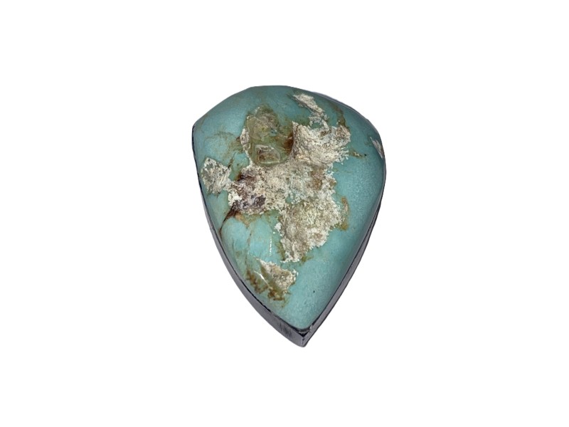 30.6Ct DESERT BLOSSOM TURQUOISE 1.9X2.6CM cabochon