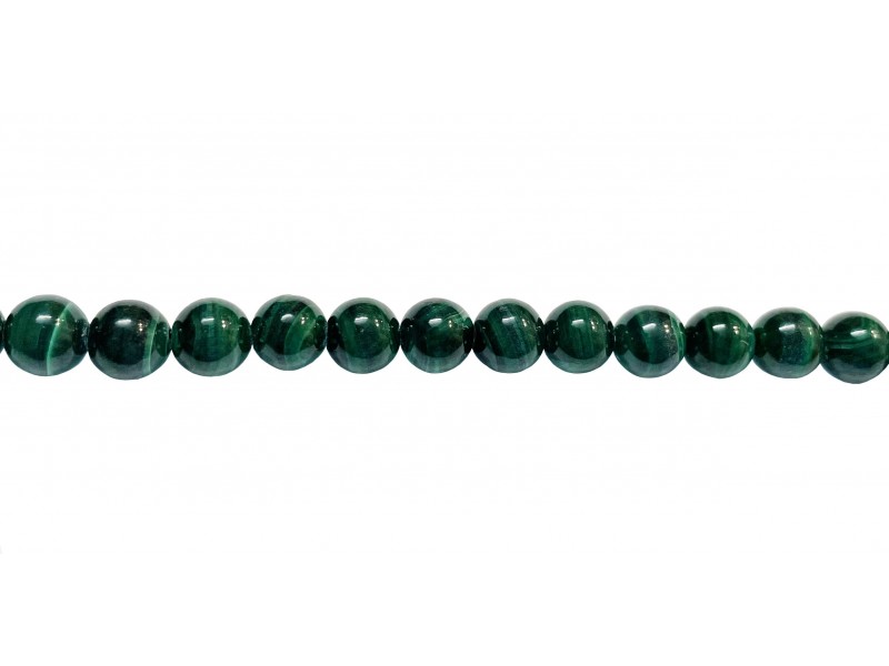 Malachite Round Beads - 6mm