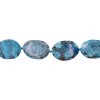 Large Sea Agate Faceted Tumble Beads