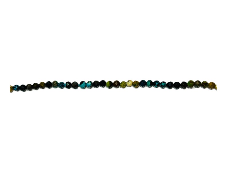 Turquoise Faceted 4mm Round beads