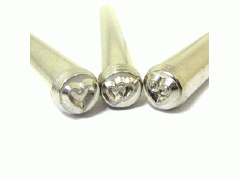 Design Punches Hearts set of 3