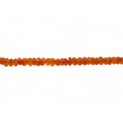 Carnelian Faceted Beads 3.5 to 4.5mm                   