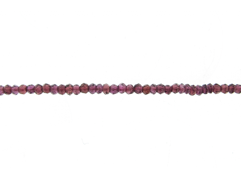 Garnet Faceted Beads, Special Cut 3mm