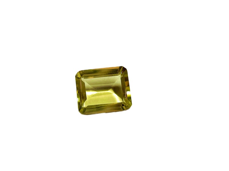 Lemon Topaz Cut Stone Octagon, 10 X 12 m