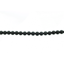 Onyx Black Round Beads - 12 mm                