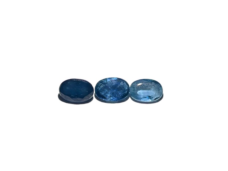 Sapphire Cut Stone, Oval, 4 x 6 mm