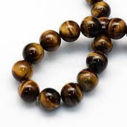 Tiger Eye Round Beads - 14 mm 