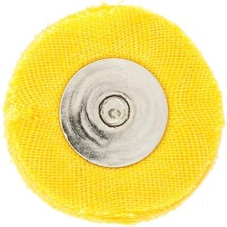 YELLOW 1" CALICO MOP WITH METAL CENTRE 8 PLY   GR17910